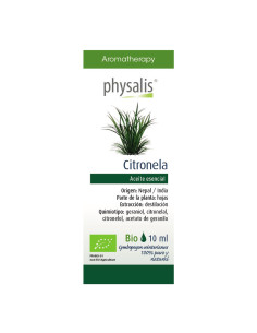Aceite esencial de citronela bio 10ml Physalis